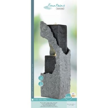 Lumineo Rock Pillar LED Water Feature