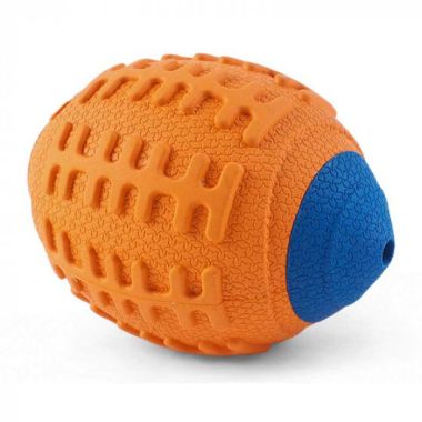 Zoon Squeaky Rugger Rubber - 9cm