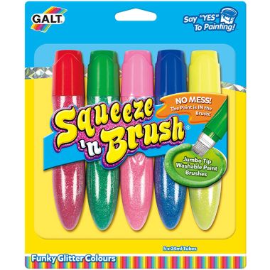Galt Squeeze n Brush – 5 Glitter Colours