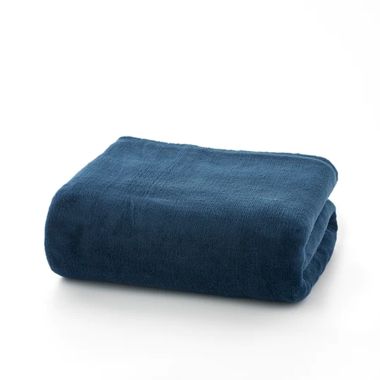 Deyongs Snuggle Touch Microfibre Throw - Navy