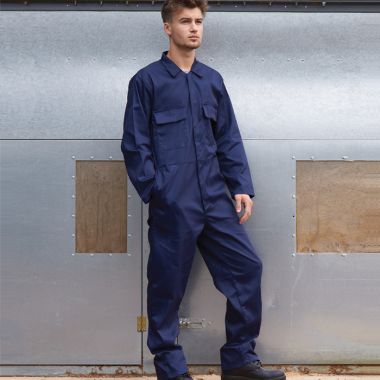 Portwest Stud Front Boiler Suit – Tall, Navy