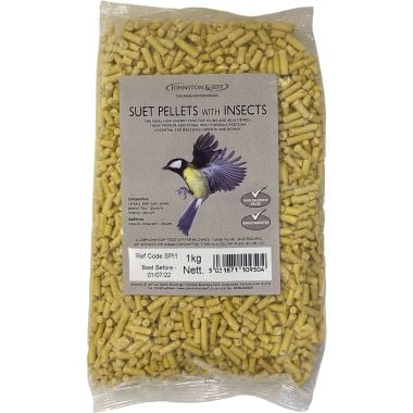 Johnston & Jeff Suet Pellets with Insects – 1kg