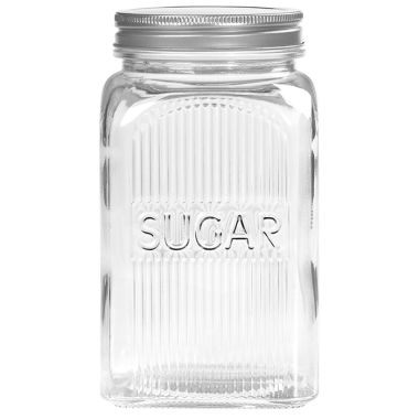 Tala Embossed Glass Sugar Canister