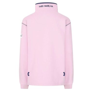 Lazy Jacks Women's Supersoft ¼ Zip Sweatshirt - Pink