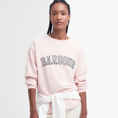  Barbour Women's Northumberland Sweatshirt - Shell Pink