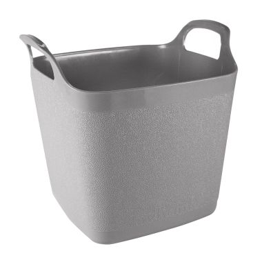Town & Country 15L Square Flexi-Tub - Soft Grey