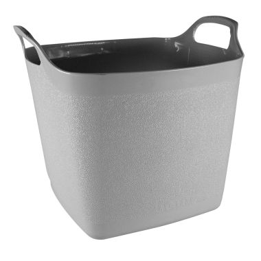 Town & Country 25L Square Flexi-Tub - Soft Grey