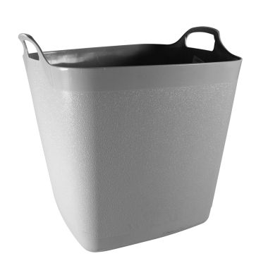 Town & Country 40L Square Flexi-Tub - Soft Grey