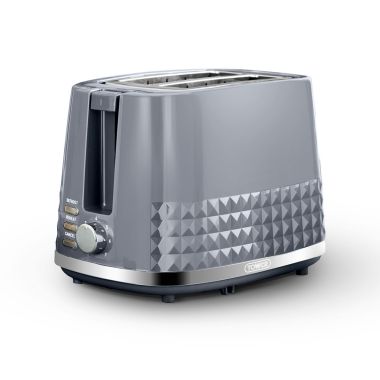 Tower Solitaire 2 Slice Toaster - Grey