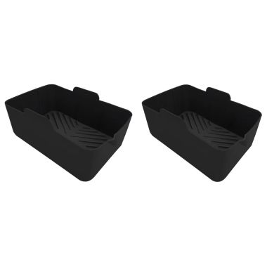 Tower Air Fryer Rectangle Silicone Trays - Set of 2