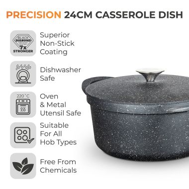 Tower Precision Casserole Dish - 24cm