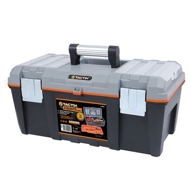 Tactix Mid-Grade Tool Box with Carry Tray - 21in