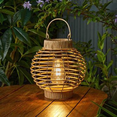 Smart Garden Terra Rattan LED Lantern 