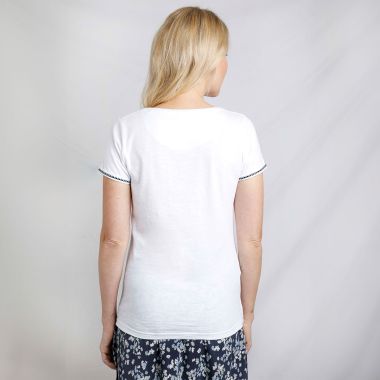Weird Fish Women's Teya Outfitter T-shirt - White