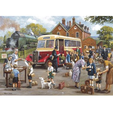 Gibsons The Evacuees Jigsaw Puzzle - 4 x 500 Pieces