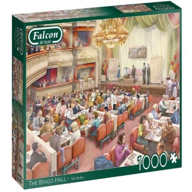 The Bingo Hall Jigsaw Puzzle by Falcon – 1000 Piece 