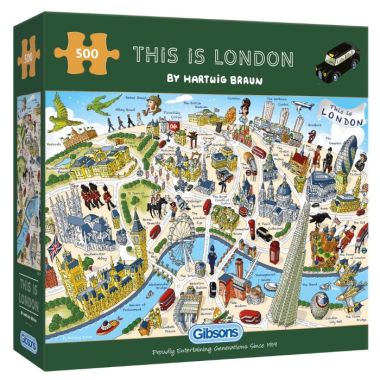Gibsons This Is London Jigsaw Puzzle - 500 Piece 
