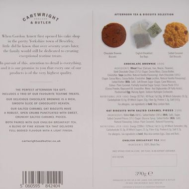 Cartwright & Butler 3 O’ Clock Biscuits & Tea Selection