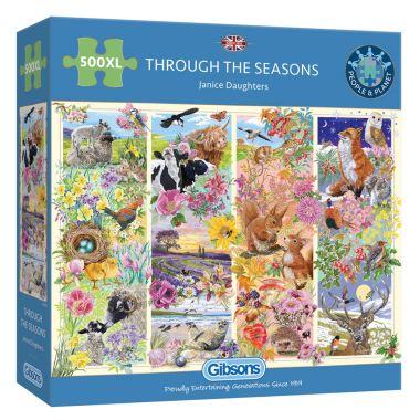 Gibsons Through the Season Extra Large Jigsaw Puzzle - 500 XL Piece