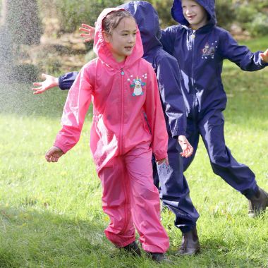 Shires Children’s Tikaboo Waterproof Suit – Pink