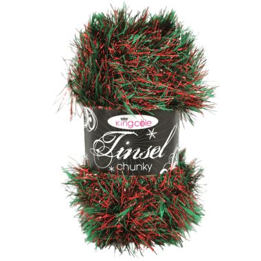 King Cole Tinsel Chunky Wool - Christmas