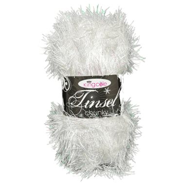 King Cole Tinsel Chunky Wool - Icicle