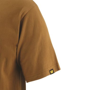 CAT Men's Trademark Logo T-shirt - Bronze