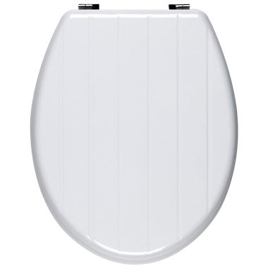 Beldray Tongue and Groove Toilet Seat - White