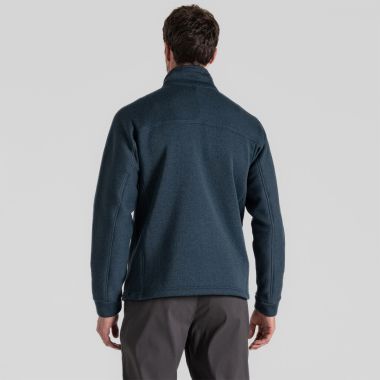 Craghoppers Men's Torney II Full Zip Fleece Jacket - Blue Stone Marl