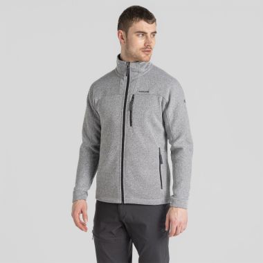 Craghoppers Men's Torney II Full Zip Fleece Jacket - Dove Grey Marl
