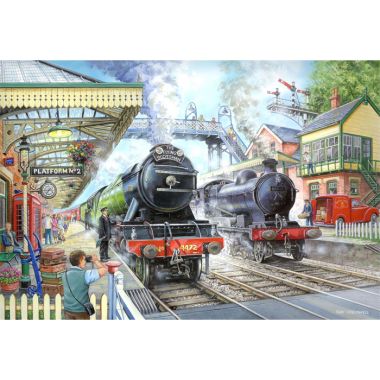 House Of Puzzles The Dalmore Collection MC187 Train Now Standing Jigsaw Puzzle - 1000 Piece