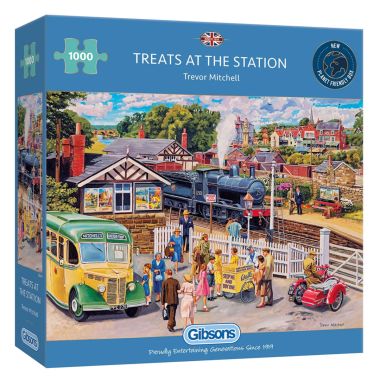 Gibsons Treats at the Station Extra Large Jigsaw Puzzle - 1000 Piece