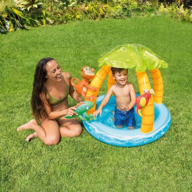 Intex Tropical Island Inflatable Kiddie Pool - 86cm x 102cm