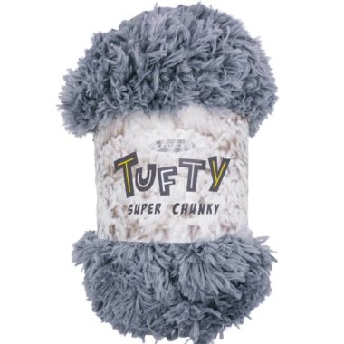 King Cole Tufty Super Chunky Wool - Silver