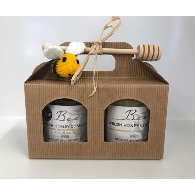Honey Gift Pack with Honey Dipper