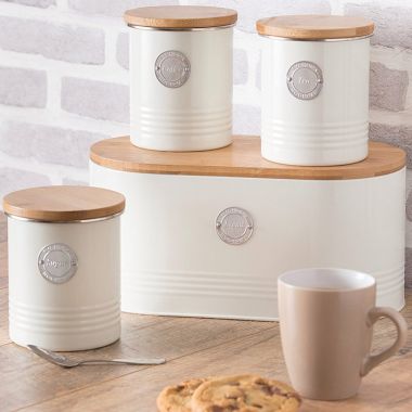 Typhoon Living Biscuit Canister - Cream