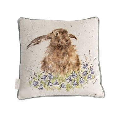 Wrendale Designs Cushion - 'Bright Eyes' Hare