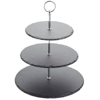 MasterClass Appetiser Slate 3 Tier Serving Stand