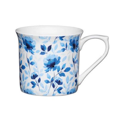 KitchenCraft Mug, 300ml - Blue Rose