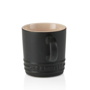 Le Creuset Stoneware Espresso Mug, 100ml - Satin Black