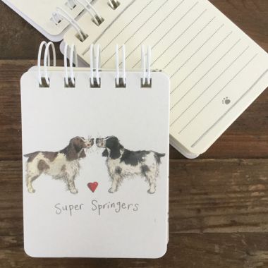 Alex Clark Super Springers Small Spiral Bound Notepad