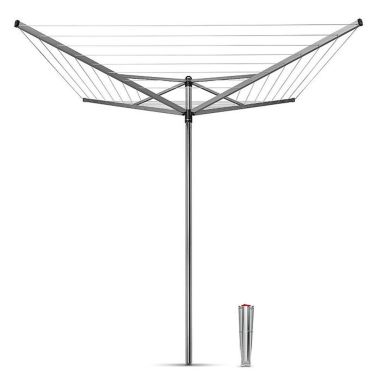 Brabantia 40m 4 Arm Topspinner Rotary Airer With Ground Spike