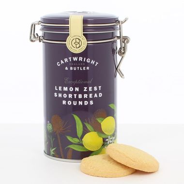 Cartwright & Butler Lemon Zest Shortbread Rounds Tin
