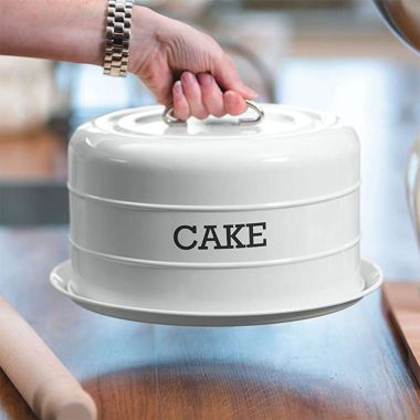 KitchenCraft 'Living Nostalgia' Cake Tin - Grey