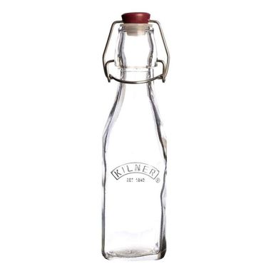 Kilner Square Clip Top Bottle - 250ml