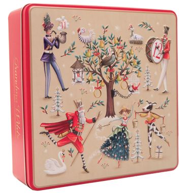 Shortbread Biscuit Tin, 12 Days of Christmas - 400g 
