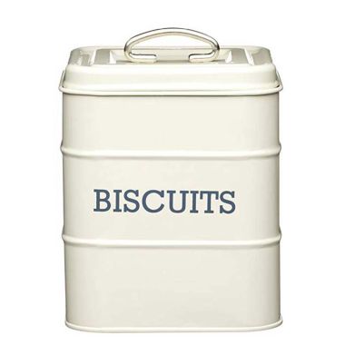 KitchenCraft 'Living Nostalgia' Biscuit Tin - Cream
