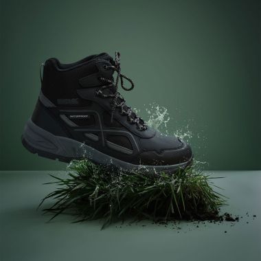 Regatta Men's Vendeavour Walking Boots - Black/Granite