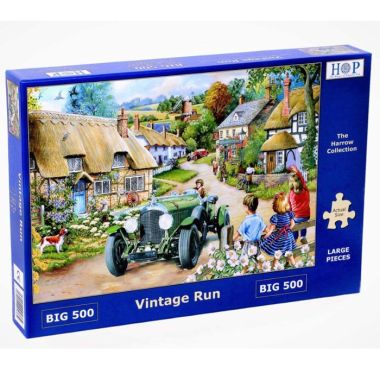 House Of Puzzles Big 500 The Harrow Collection MC547 Vintage Run Jigsaw Puzzle - 500 Piece