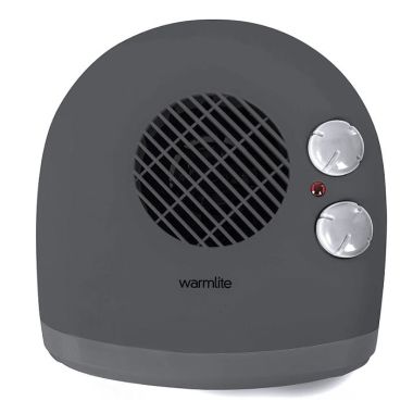 Warmlite WL44004DT Portable Flat Fan Heater – Dark Titanium - 2000w